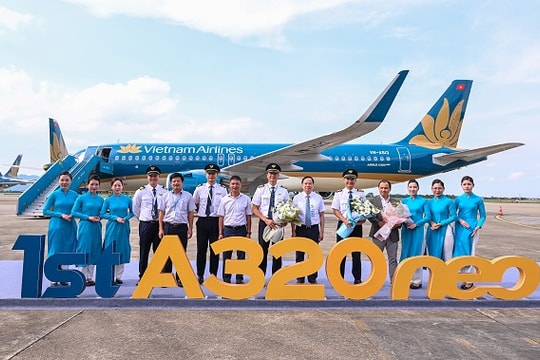 Vietnam Airlines đón nhận máy bay Airbus A320neo đầu tiên