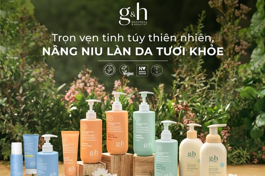 Thương hiệu chăm sóc cá nhân g&h thuần chay thân thiện với môi trường…