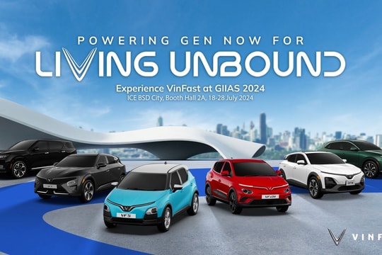 VinFast tham dự triển lãm ô tô quốc tế Gaikindo Indonesia (Giias) 2024