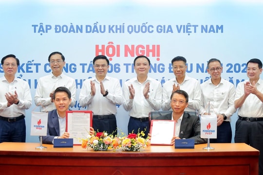 PV GAS và PVEP ký kết ghi nhớ thỏa thuận cung cấp, tiêu thụ khí mỏ Kỳ Lân, Lô 103&107