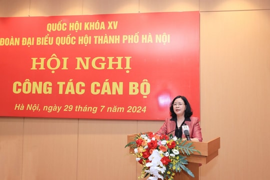 Bà Bùi Thị Minh Hoài được bầu làm Trưởng đoàn đại biểu Quốc hội thành phố Hà Nội