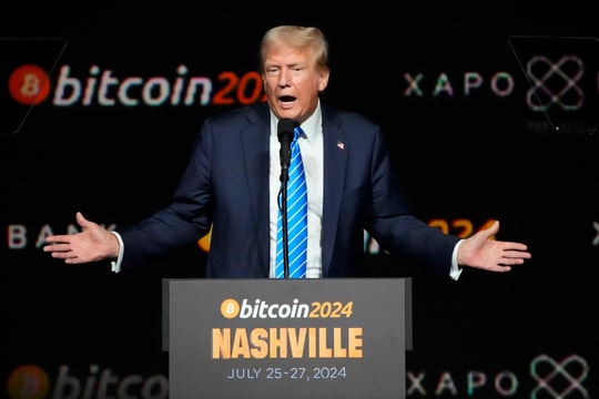 Ngành tiền điện tử Mỹ sẽ "tươi sáng" nếu ông Trump tái đắc cử