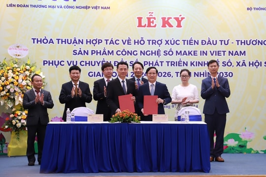 VCCI và Bộ Thông tin và Truyền thông ký kết thực hiện mục tiêu "Make in Việt Nam”