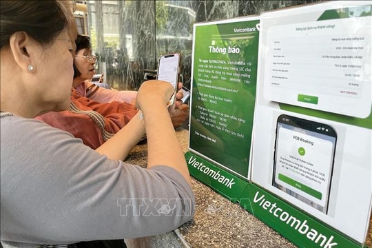 Vietcombank nâng cấp tiện ích Đăng ký mua vàng miếng SJC trực tuyến