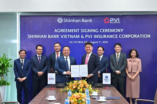 Ngân hàng Shinhan Việt Nam và Bảo hiểm PVI ký hợp tác chiến lược