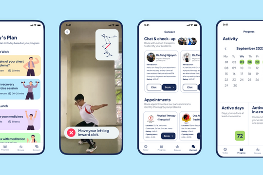 Nhóm sinh viên khởi nghiệp với nền tảng Relive giúp bệnh nhân mắc các vấn đề vận động