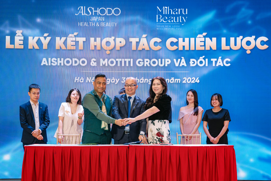 Miharu Beauty chính thức trở thành đối tác chiến lược của tập đoàn Aishodo