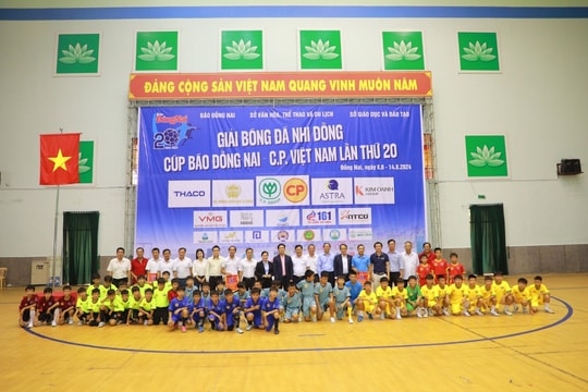 C.P.Việt Nam đồng hành cùng tài năng bóng đá học đường tỉnh Đồng Nai