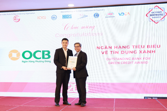 OCB nhận cú đúp giải thưởng Ngân hàng Việt Nam tiêu biểu 2024