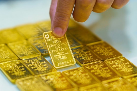 Giá vàng miếng SJC tăng 1,5 triệu đồng/lượng
