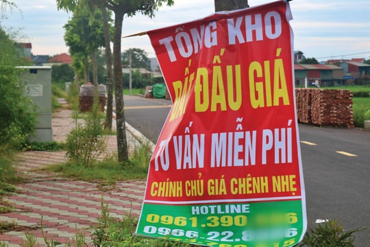 Cẩn trọng trước sốt đất đấu giá