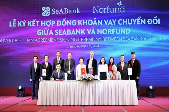 SeABank và Norfund ký kết Hợp đồng khoản vay chuyển đổi