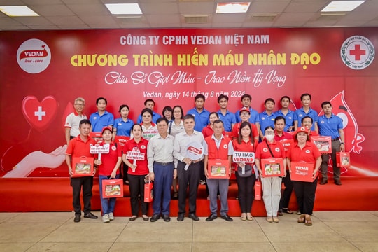 Hiến máu nhân đạo - hành trình ý nghĩa của Vedan Việt Nam