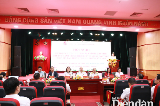 Hải Phòng: Tăng cường kết nối giữa cơ quan thuế và doanh nghiệp