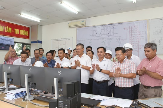 Hoàn thành đóng điện Đường dây 500kV mạch 3 cung đoạn Nam Định 1- Phố Nối