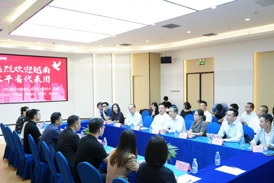 Đoàn công tác xúc tiến đầu tư tỉnh Thái Bình: Thăm, làm việc với một số doanh nghiệp Trung Quốc