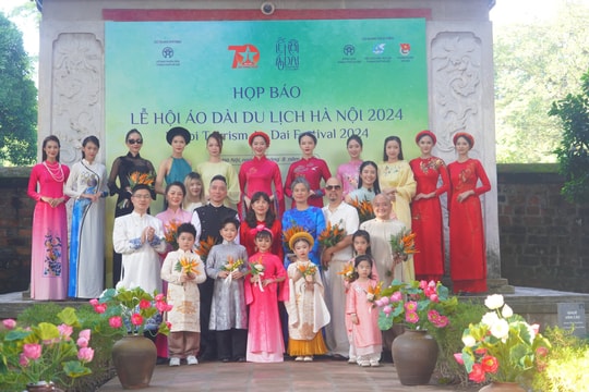 Lễ hội Áo dài Hà Nội 2024 ghi dấu ấn với nhiều sản phẩm văn hóa đặc sắc