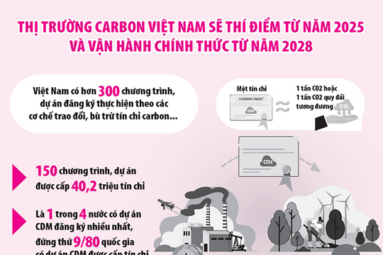 Sớm chuyển tín chỉ carbon thành hàng hóa