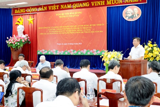 Thành phố Thuận An (Bình Dương): Đẩy nhanh tiến độ thi công các công trình, dự án trọng điểm