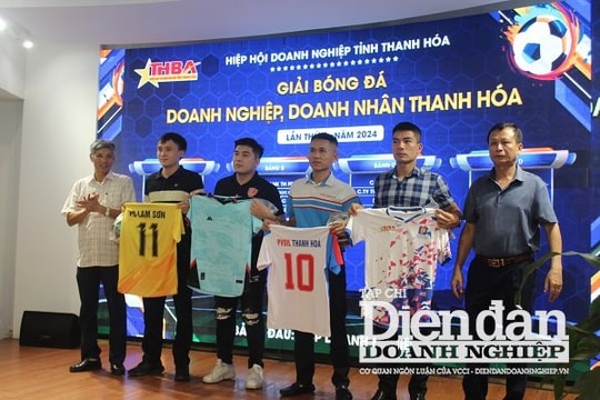 Thanh Hóa: Bốc thăm lịch thi đấu giải bóng đá Doanh nghiệp Doanh nhân lần thứ II, năm 2024