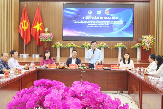 Cao Bằng: Hỗ trợ và thúc đẩy hệ sinh thái khởi nghiệp đổi mới sáng tạo quốc gia