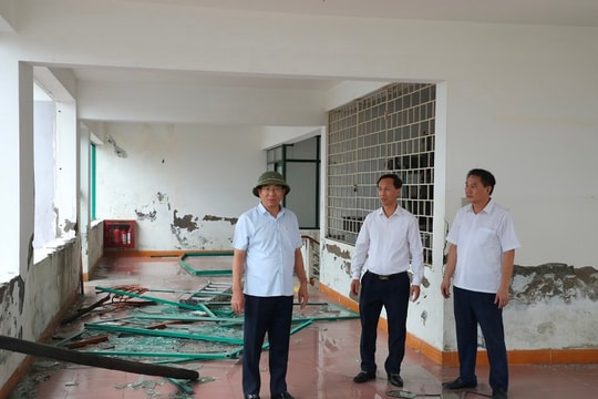 Agribank tổ chức các đoàn công tác nắm bắt tình hình, khắc phục thiệt hại cơn bão số 3