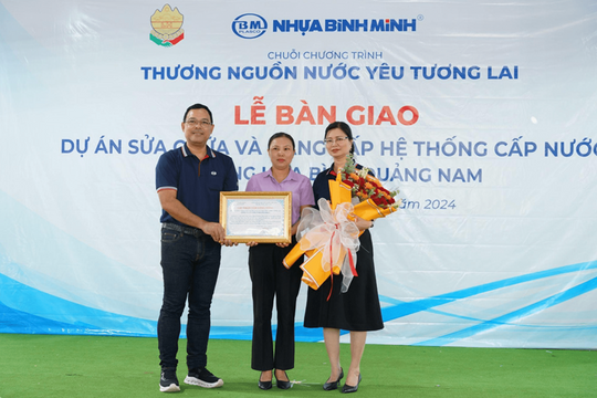 Nhựa Bình Minh và SCG triển khai dự án "Thương nguồn nước, yêu tương lai" tại Quảng Nam