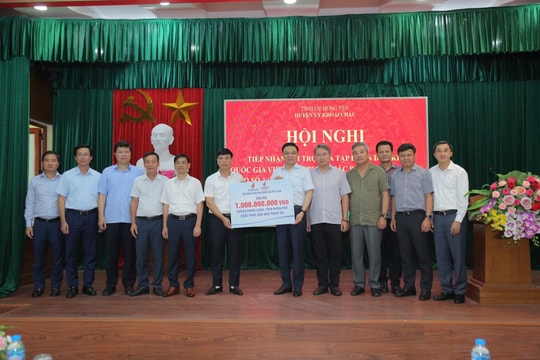 Petrovietnam ủng hộ 45 tỷ đồng cho các địa phương chịu ảnh hưởng bão Yagi