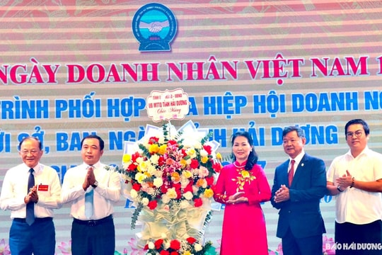 Hiệp hội Doanh nghiệp tỉnh Hải Dương “Đoàn kết - sáng tạo - Bứt phá - Thành công