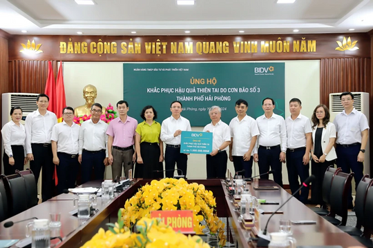 BIDV dành 100.000 tỷ đồng giảm lãi suất cho khách hàng bị thiệt hại do bão