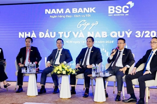Nam A Bank gặp gỡ trực tuyến nhà đầu tư, sẵn sàng bứt phá trong những tháng cuối năm 2024