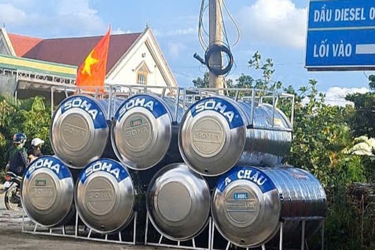 Kiểm tra cơ sở sản xuất bồn chứa nước xâm phạm quyền đối với nhãn hiệu Sơn Hà tại Lâm Đồng