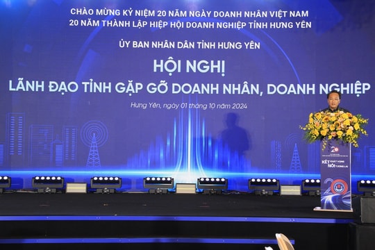 Hưng Yên: Lãnh đạo tỉnh gặp gỡ doanh nhân, doanh nghiệp