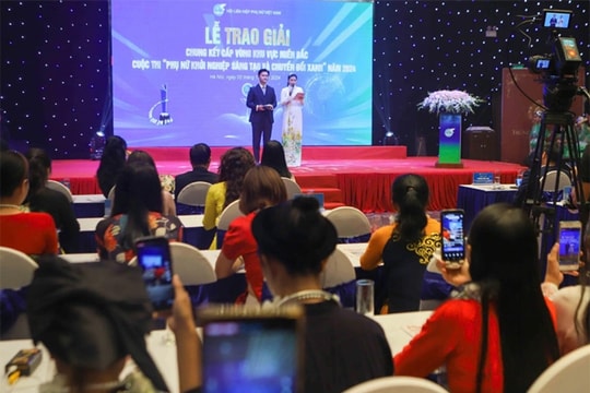 Cuộc thi “Phụ nữ khởi nghiệp sáng tạo, chuyển đổi xanh” năm 2024 khu vực miền Bắc