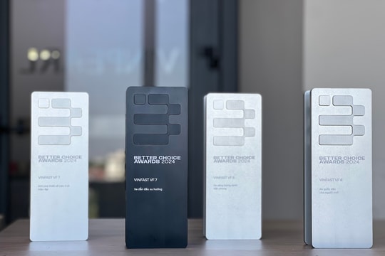 VinFast VF 6 và VF 7 giành “bộ tứ” giải thưởng tại Better Choice Awards 2024