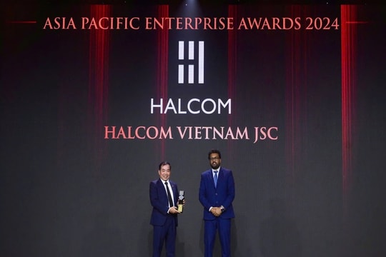 Halcom Việt Nam được vinh danh giải thưởng “Doanh nghiệp xuất sắc Châu Á” năm 2024
