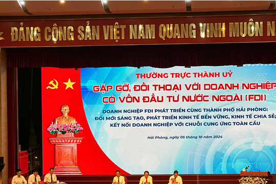 Hải Phòng: Đối thoại với gần 600 doanh nghiệp FDI