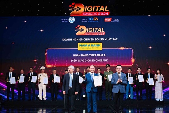 ONEBANK by Nam A Bank tiếp tục được vinh danh tại Giải thưởng Chuyển đổi số Việt Nam 2024