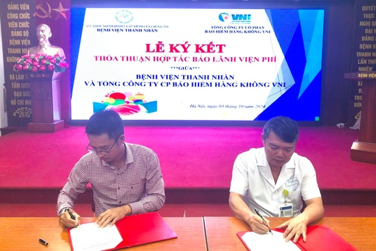 VNI hợp tác với 100 cơ sở y tế trên toàn quốc