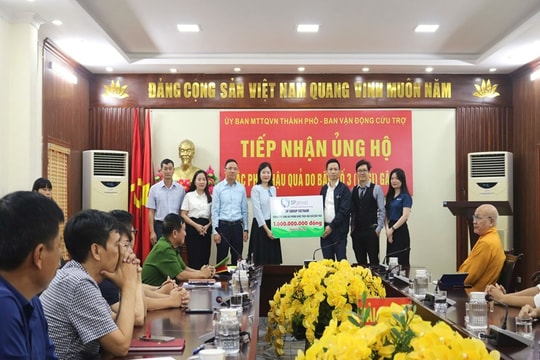 SP Group hỗ trợ 1 tỷ đồng cho các gia đình bị ảnh hưởng bởi bão Yagi
