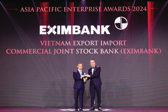 Eximbank nhận Giải thưởng Doanh nghiệp Xuất sắc châu Á 2024