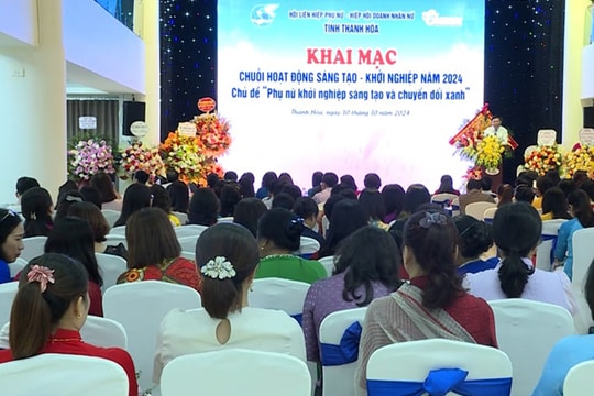Lan tỏa tinh thần khởi nghiệp sáng tạo và chuyển đổi xanh của phụ nữ