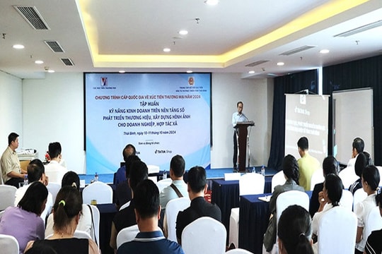 Thái Bình: Đẩy mạnh thương mại trên sàn điện tử