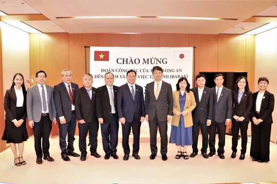 Đoàn công tác của tỉnh Long An chào xã giao Thống đốc tỉnh Ibaraki, Nhật Bản