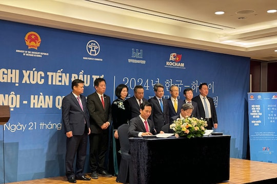 Hà Nội kết nối, xúc tiến đầu tư, thương mại với các đối tác của Hàn Quốc