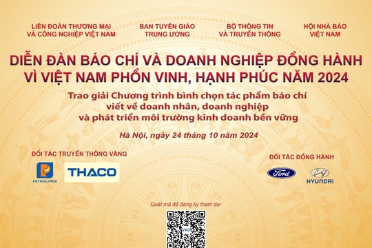 24/10: Diễn đàn thường niên Báo chí và Doanh nghiệp