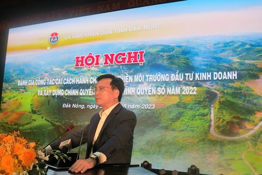 Chủ tịch tỉnh Đắk Nông: Tạo mọi điều kiện để doanh nghiệp phát triển