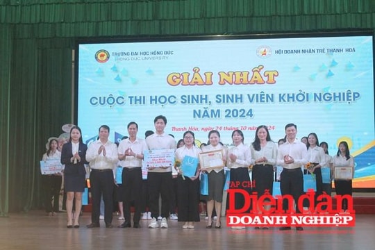 Thanh Hóa: Chung kết cuộc thi khởi nghiệp học sinh sinh viên năm 2024