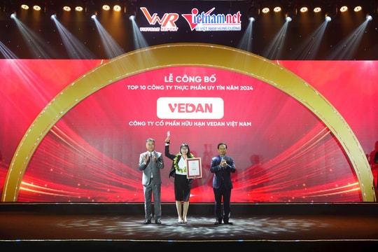 Vedan Việt Nam giữ ngôi “Top 10 Công nghệ uy tín ngành Thực phẩm – Đồ uống” năm thứ 7 liên tiếp