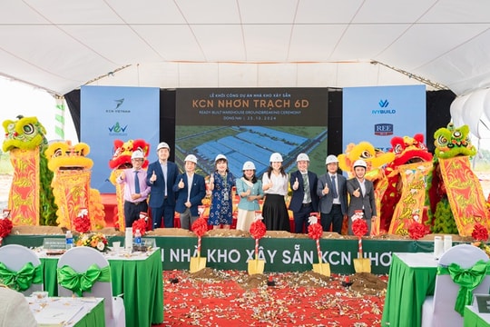 KCN Việt Nam khởi công dự án 100.000 m2 nhà kho xây sẵn tiêu chuẩn LEED